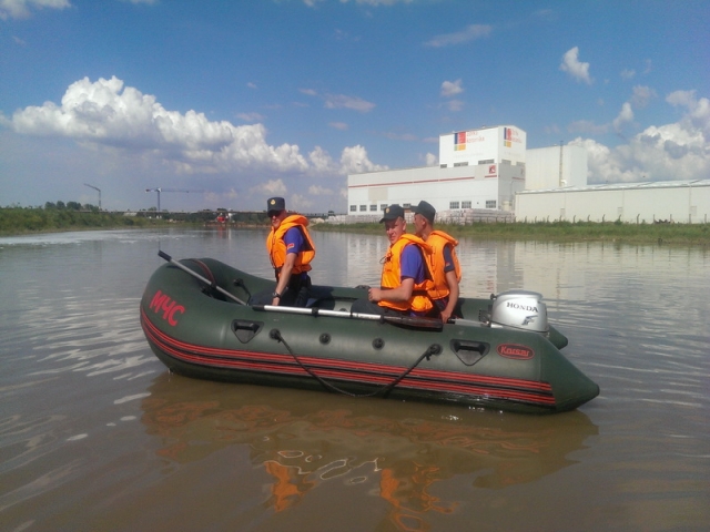 Спасательные работы во время наводнения в Сербии (Май, 2014 г.)